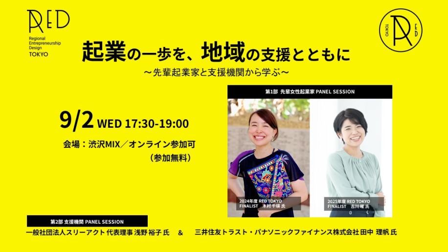 女性が社会で実現したいビジネスプラン募集のチラシ画像
