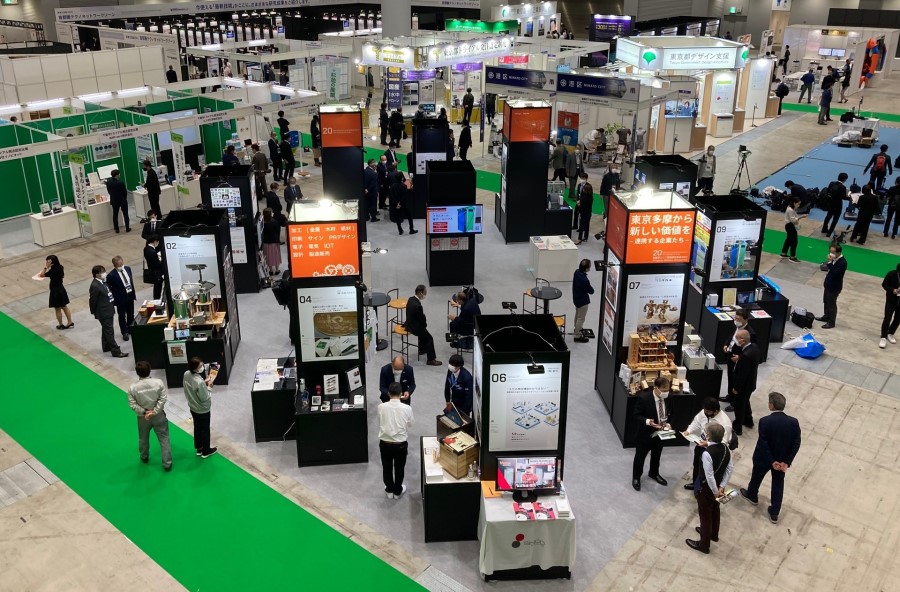 東京ビッグサイトで始まった「産業交流展2022」のリアル展示会