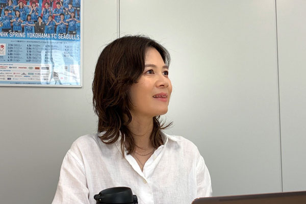 インタビューに答える4good事業部 事業部長補佐 内田真衣氏
