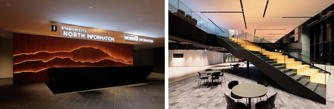 2024年10月開業の長崎スタジアムシティでオフィス棟の一部を手掛ける