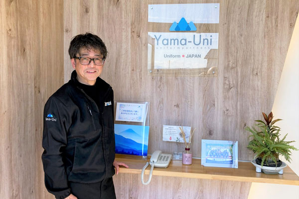 山梨ユニフォーム創業者の田中昇氏は山梨県中小企業家同友会代表理事も務める