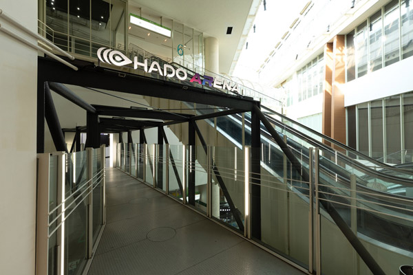 東京・台場にある「HADO ARENA」。専用の施設でプレーを楽しめる