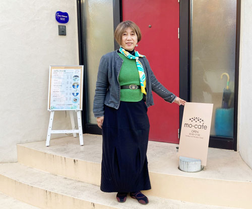 自身の体験から授乳服づくりを始めたモーハウス創業者の光畑由佳氏 